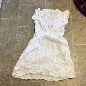 XiRENA White Crinkled Dress